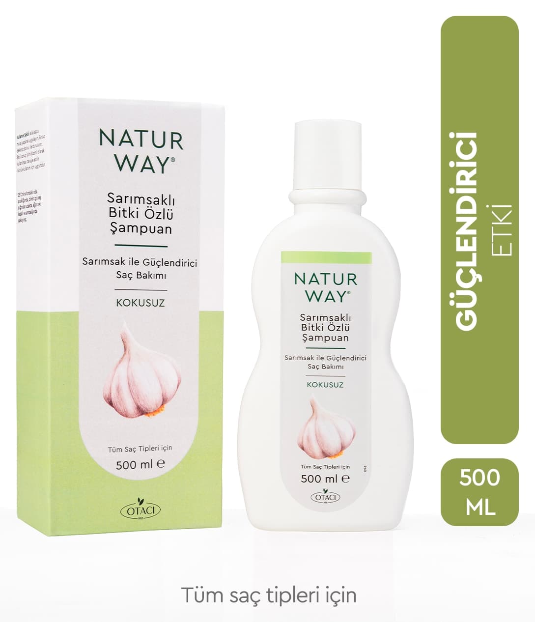 شامپو زنانه Otacı Naturway سیر بیبو 500 ml شامپو زنانه Otacı Naturway سیر بیبو 500 ml