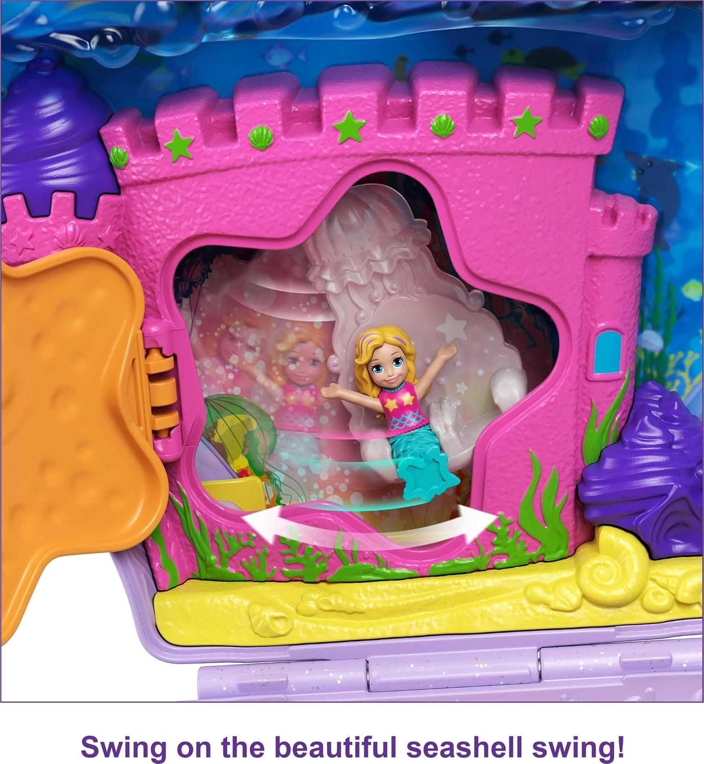 کیف دستی Polly Pocket مدل TINY POWER Seashell کیف دستی Polly Pocket مدل TINY POWER Seashell