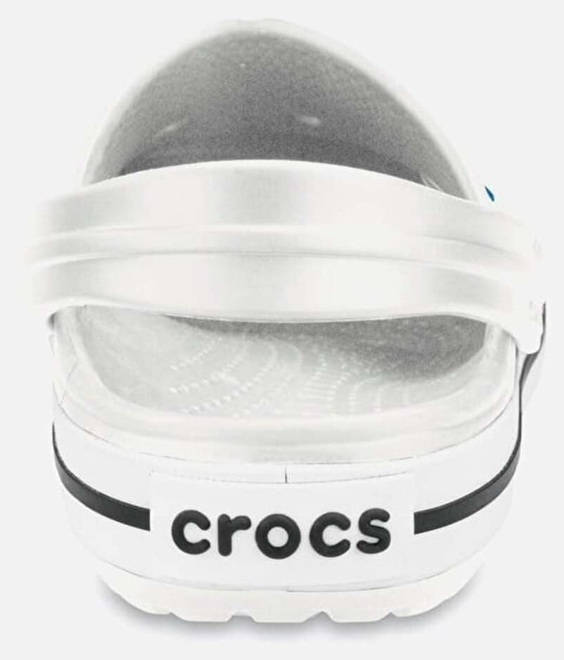 دمپایی یونیسکس Crocs Crocband سفید مدل 11016_100 دمپایی یونیسکس Crocs Crocband سفید مدل 11016_100