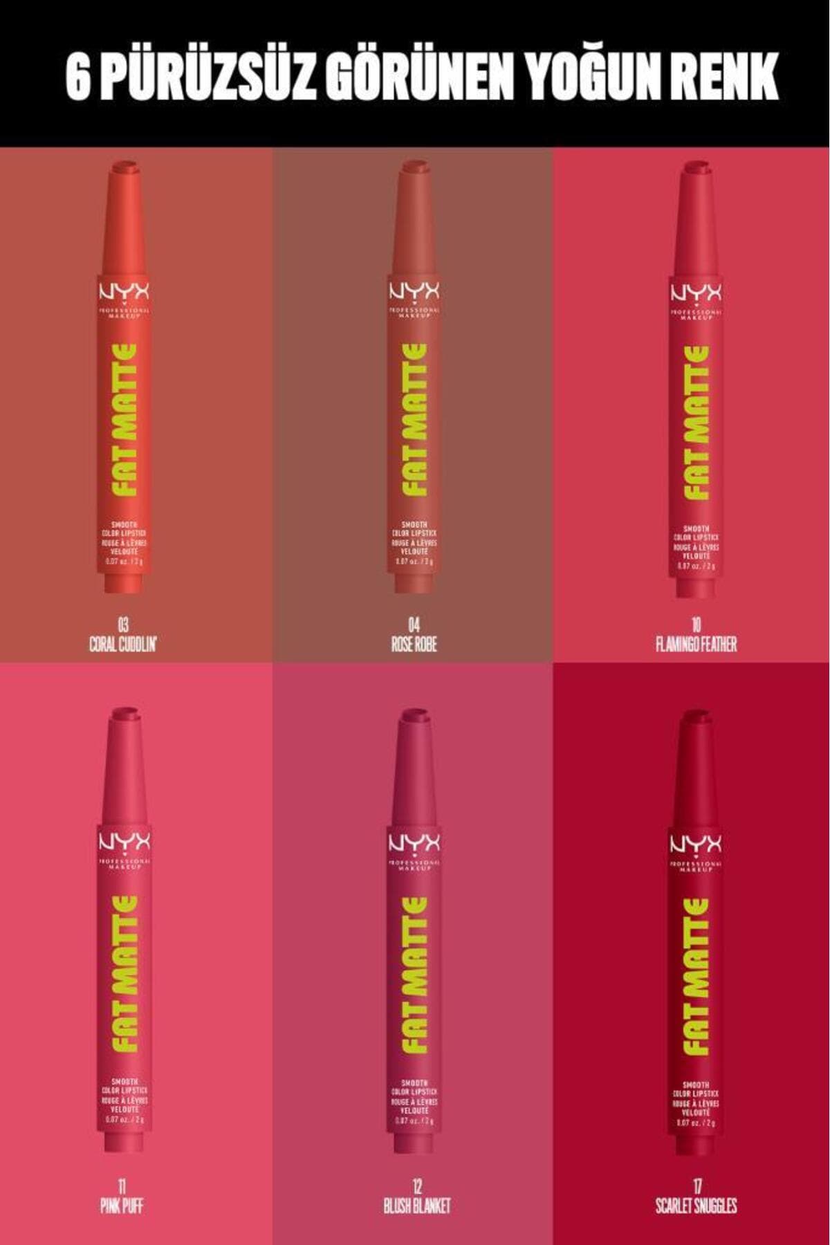 رژ لب مات NYX Professional Makeup با اثر مرطوبکننده مدل 03 Coral Cuddlin' رژ لب مات NYX Professional Makeup با اثر مرطوبکننده مدل 03 Coral Cuddlin'