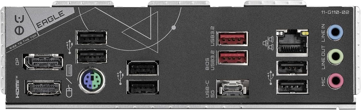 مادربرد GIGABYTE سوکت AMD AM5 چیپست B650 ATX مدل EAGLE مادربرد GIGABYTE سوکت AMD AM5 چیپست B650 ATX مدل EAGLE