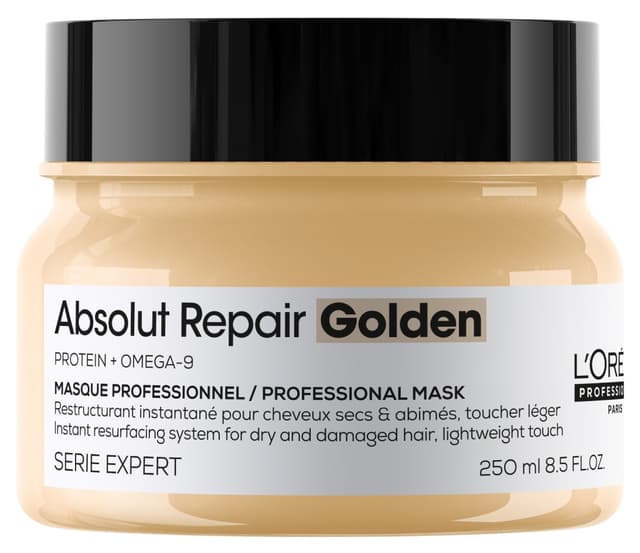 ماسک ترمیمکننده موهای آسیبدیده L'oreal Professionnel Serie Expert Absolut Repair طلایی 250ml ماسک ترمیمکننده موهای آسیبدیده L'oreal Professionnel Serie Expert Absolut Repair طلایی 250ml