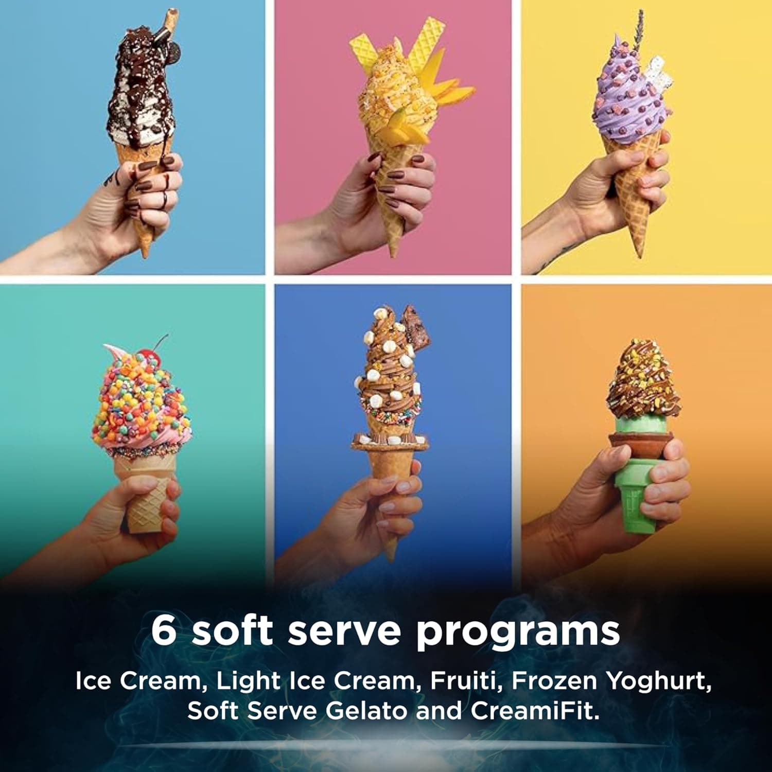 دستگاه بستنیساز Ninja بستنی و بستنی نرم Swirl Creami دستگاه بستنیساز Ninja بستنی و بستنی نرم Swirl Creami
