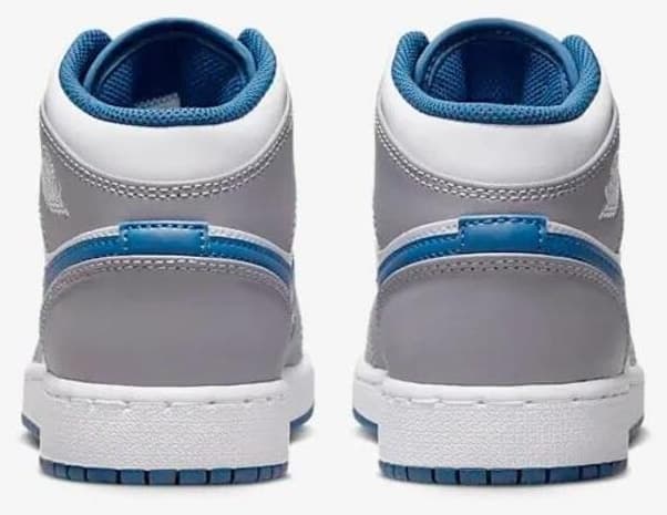 کفش بسکتبال زنانه Nike آبی سیمانی Air Jordan 1 Mid True GS کفش بسکتبال زنانه Nike آبی سیمانی Air Jordan 1 Mid True GS