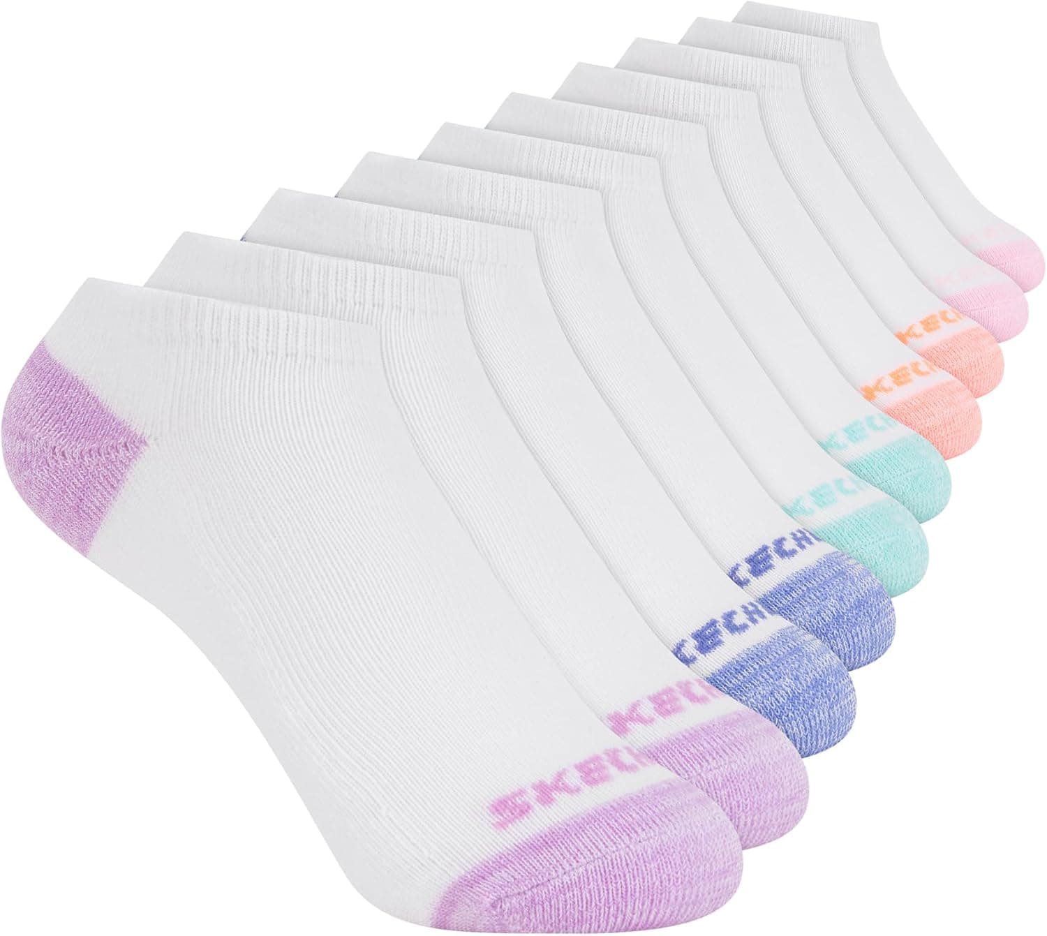 جوراب پسرانه Skechers بسته 10 Pack نو شو ورزشی دویدن جوراب پسرانه Skechers بسته 10 Pack نو شو ورزشی دویدن