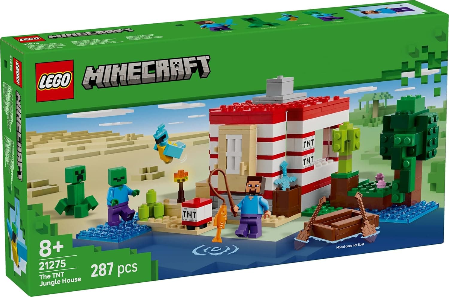 لگو Minecraft خانه جنگلی TNT مدل 21275 لگو Minecraft خانه جنگلی TNT مدل 21275