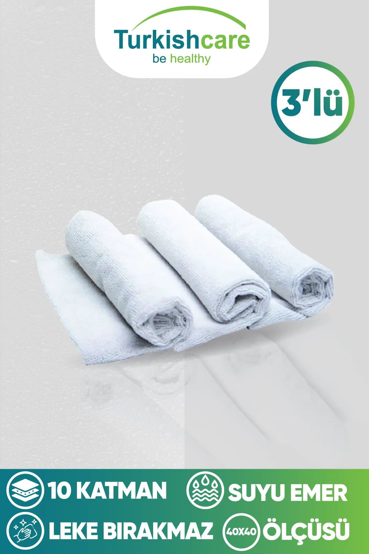 ست ۳ عددی دستمال میکروفایبر جادویی Turkishcare وارداتی برای شیشه، آشپزخانه و خودرو ست ۳ عددی دستمال میکروفایبر جادویی Turkishcare وارداتی برای شیشه، آشپزخانه و خودرو