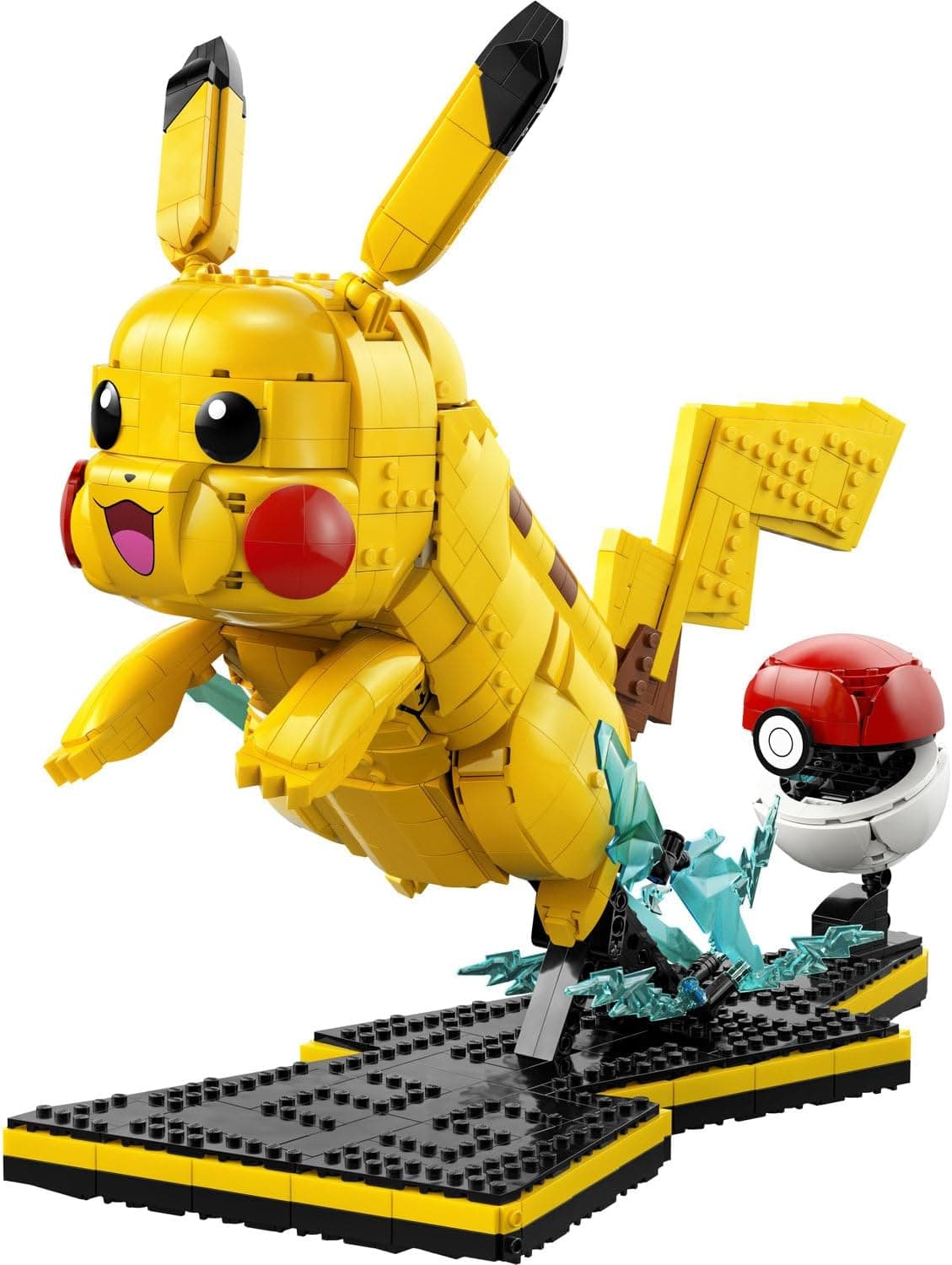 مدل ساخت مجموعۀ دکوری LEGO Pokémon Pikachu و Poké Topu 72152 با ایستگاه قابل تنظیم برای بزرگسالان، 2050 پارچه مدل ساخت مجموعۀ دکوری LEGO Pokémon Pikachu و Poké Topu 72152 با ایستگاه قابل تنظیم برای بزرگسالان، 2050 پارچه