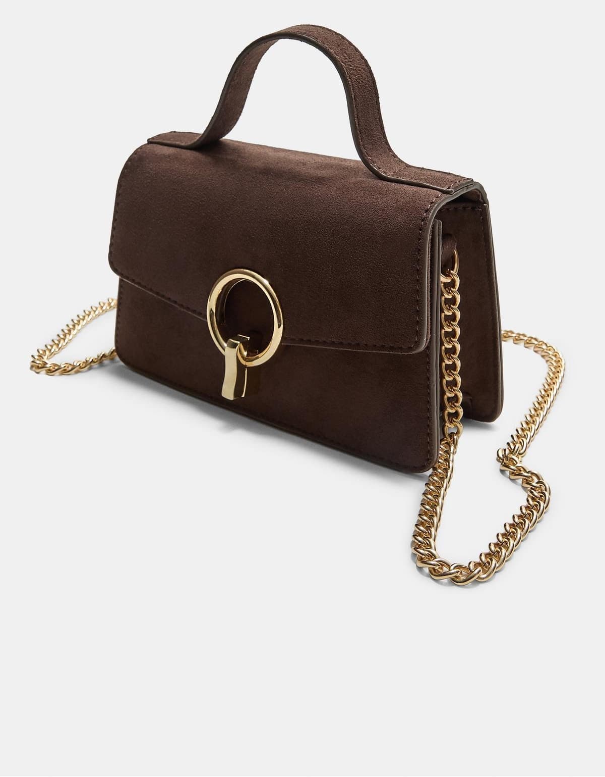 کیف پستچی زنانه Stradivarius با روپوش گرد کیف پستچی زنانه Stradivarius با روپوش گرد