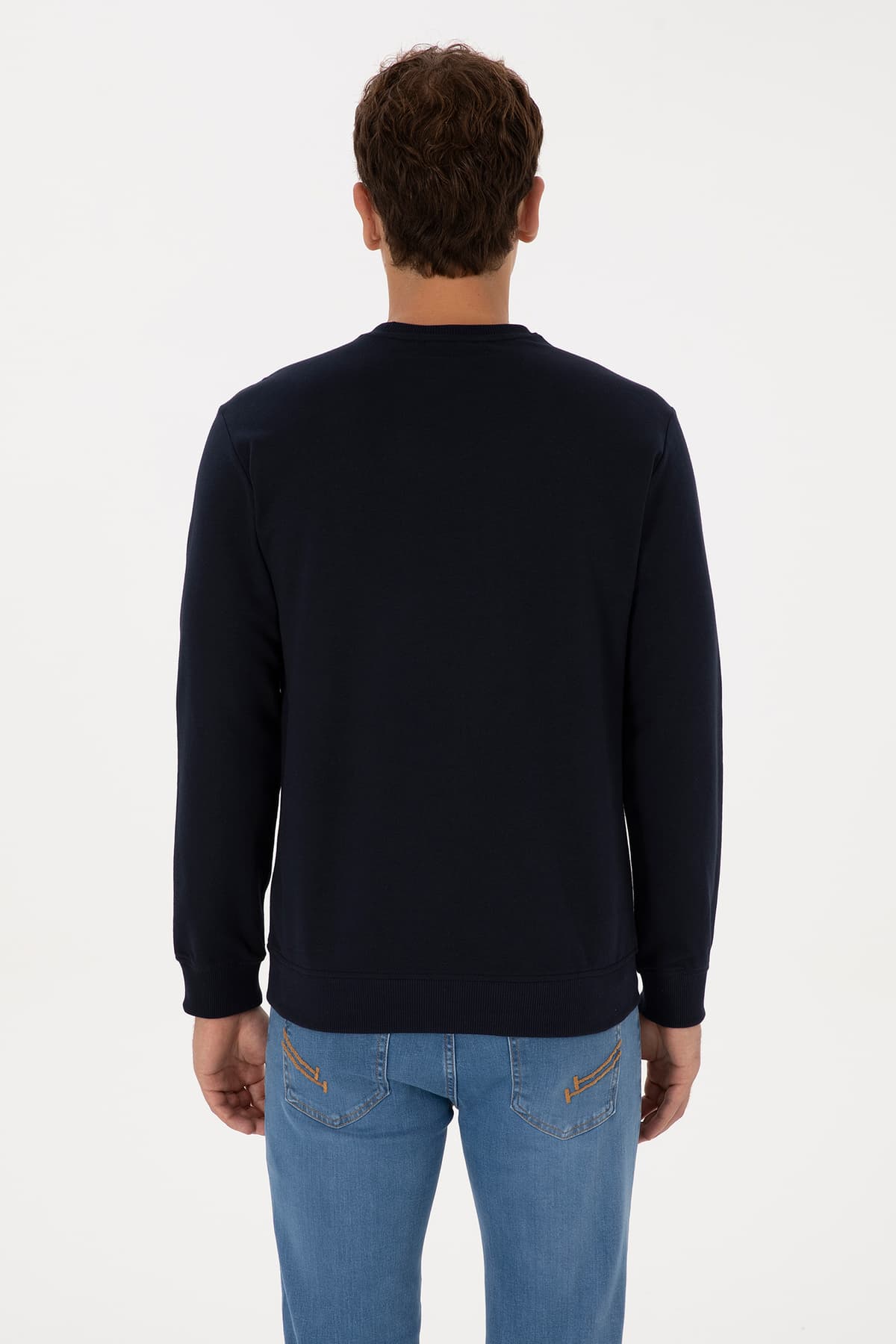 سوئیشرت مردانه U.S. Polo Assn. فیت معمولی یقه گرد سرمهای مدل 50308149-VR033 سوئیشرت مردانه U.S. Polo Assn. فیت معمولی یقه گرد سرمهای مدل 50308149-VR033