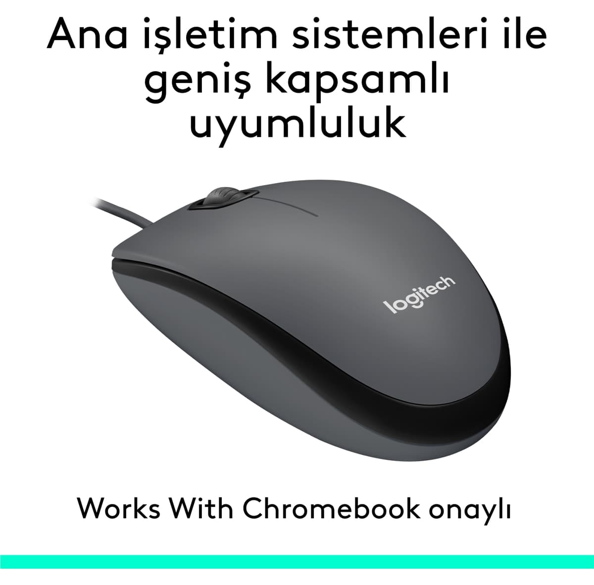 ماوس Logitech مدل M100 کابلی USB با 1000 DPI مشکی 910-006652 ماوس Logitech مدل M100 کابلی USB با 1000 DPI مشکی 910-006652