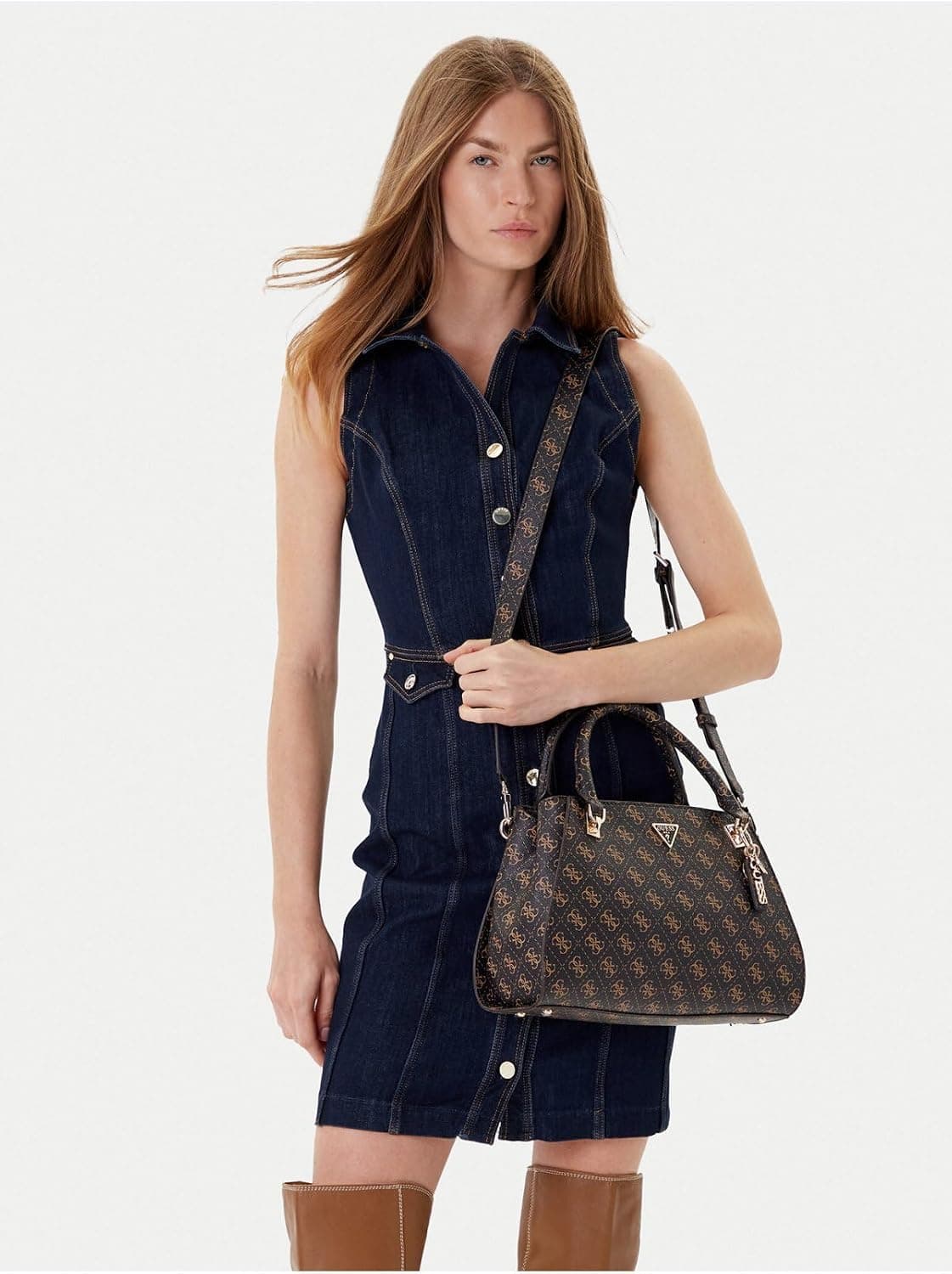 کیف ساتچل زنانه GUESS مدل Noelle II کیف ساتچل زنانه GUESS مدل Noelle II