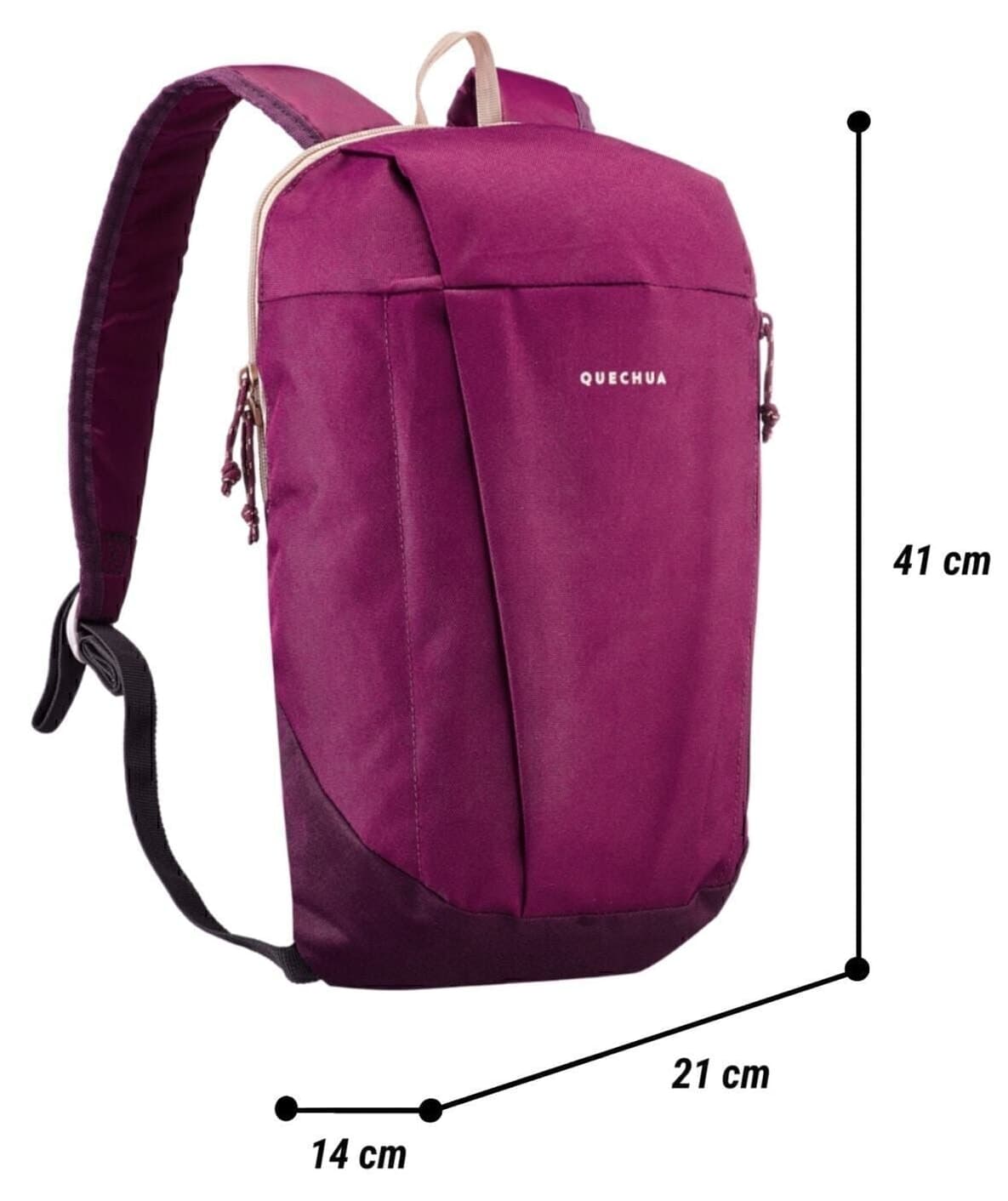 کوله پشتی زنانه Decathlon ظرفیت ۱۰ لیتری بنفش تیره کوله پشتی زنانه Decathlon ظرفیت ۱۰ لیتری بنفش تیره