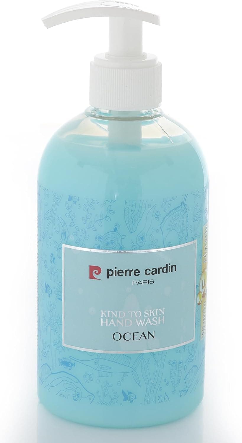 صابون مایع دست Pierre Cardin Kind to Skin رایحه اقیانوس ویتامین E 480ml صابون مایع دست Pierre Cardin Kind to Skin رایحه اقیانوس ویتامین E 480ml