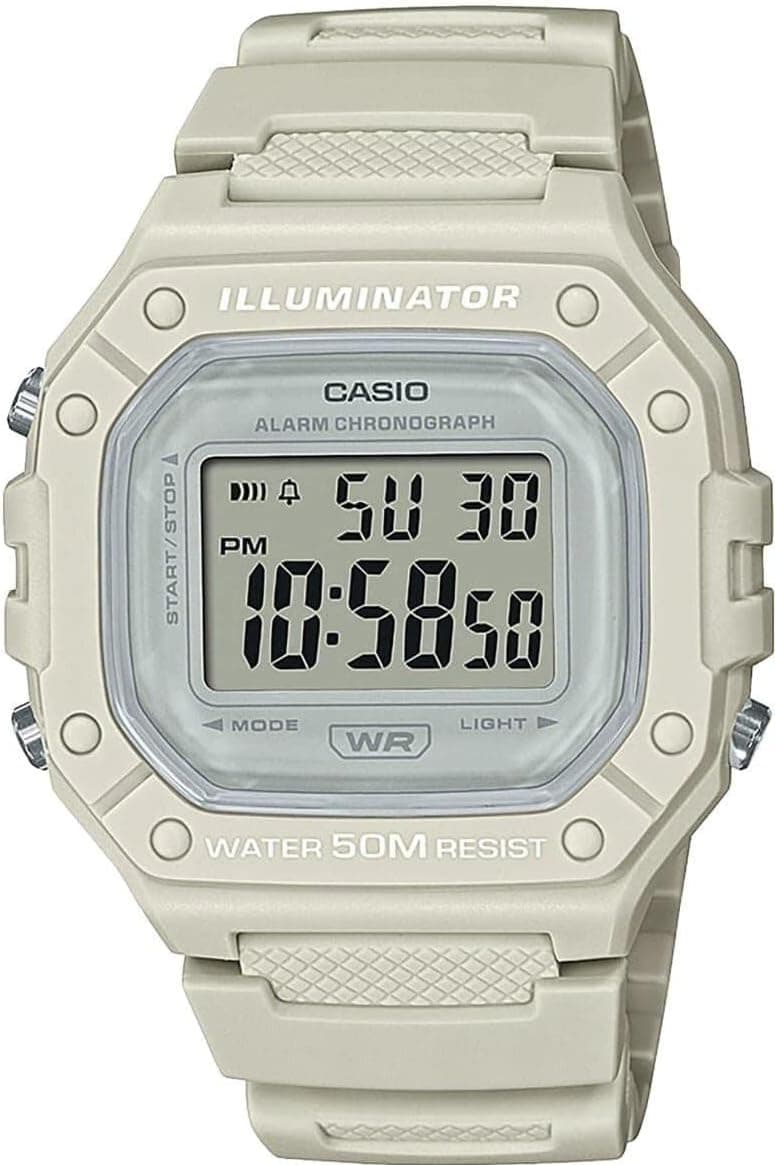 ساعت دیجیتال مردانه Casio ضدآب 50 متری کرنومتر مدل W218H ساعت دیجیتال مردانه Casio ضدآب 50 متری کرنومتر مدل W218H