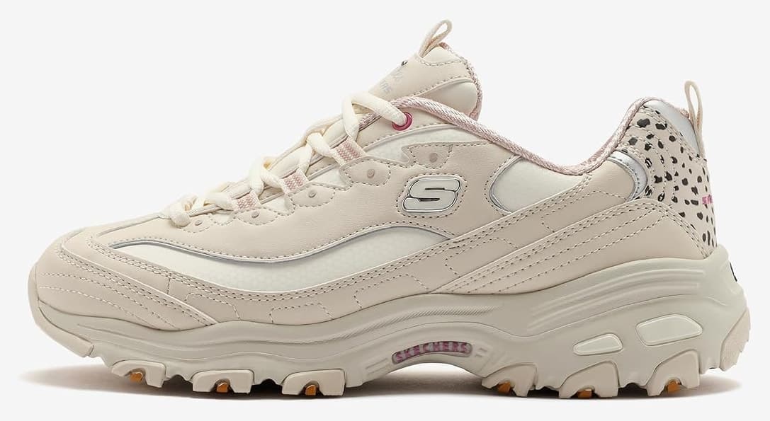 کفش اسنیکرز زنانه Skechers D'LITES WILDCATS بافتنی مشکی/نقرهای مدل 150236 BKSL کفش اسنیکرز زنانه Skechers D'LITES WILDCATS بافتنی مشکی/نقرهای مدل 150236 BKSL