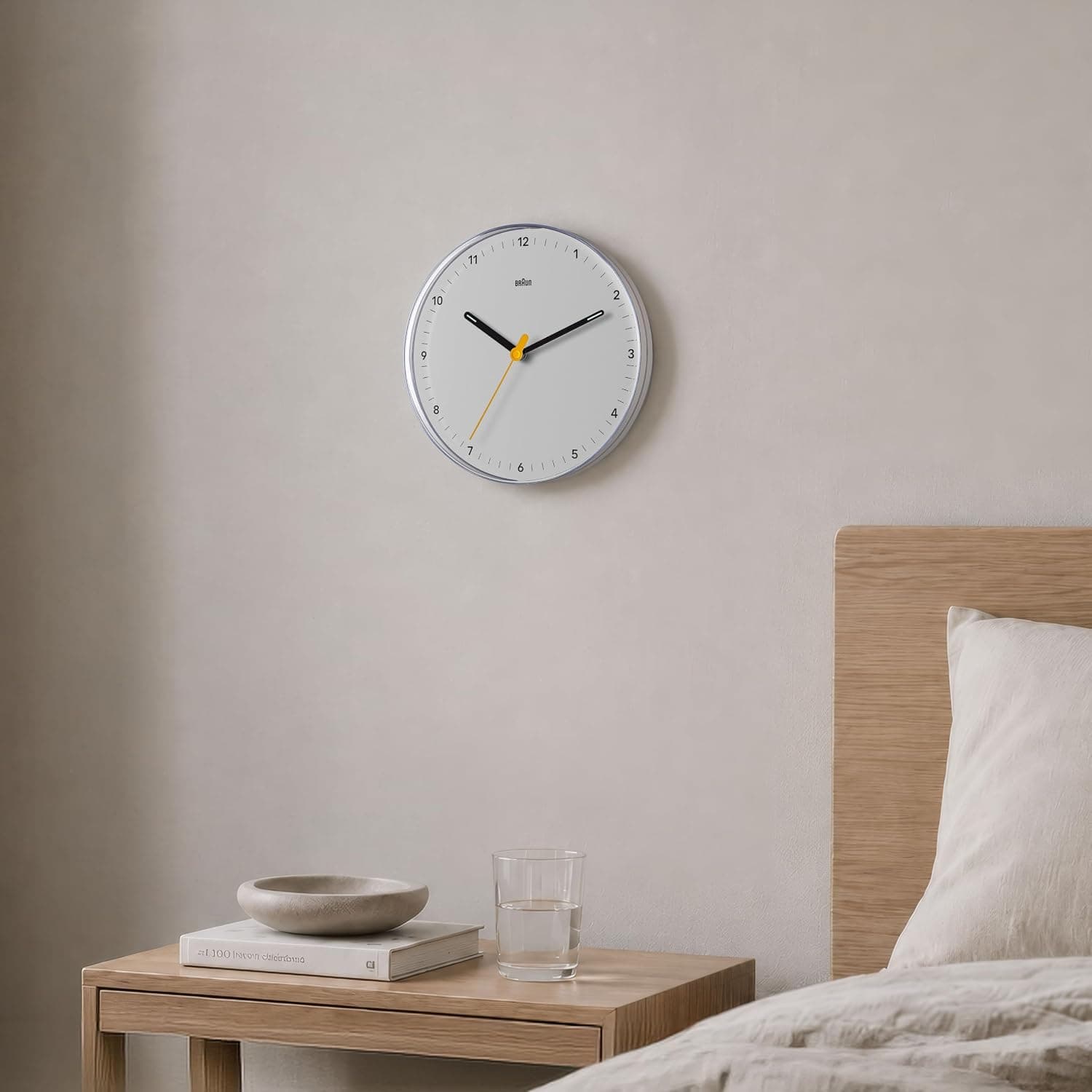 ساعت دیواری آنالوگ Braun Klasik بیصدا کوارتز سفید قطر 23 سانتیمتر مدل BC26W ساعت دیواری آنالوگ Braun Klasik بیصدا کوارتز سفید قطر 23 سانتیمتر مدل BC26W