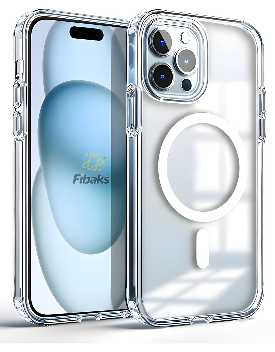 قاب Fibaks iPhone 14 Pro Max مگسیف شارژ بیسیم سخت شفاف ضدضربه قاب Fibaks iPhone 14 Pro Max مگسیف شارژ بیسیم سخت شفاف ضدضربه