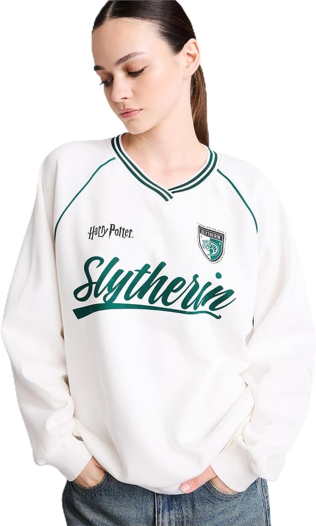 سویشرت DeFacto اورسایز یقه هفت با چاپ Harry Potter و پارچه ضخیم سویشرت DeFacto اورسایز یقه هفت با چاپ Harry Potter و پارچه ضخیم
