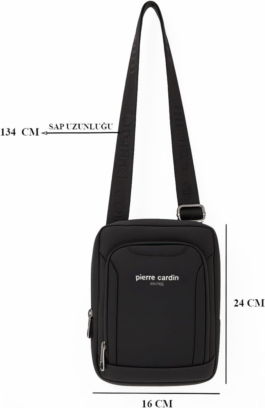 کیف مردانه Pierre Cardin مشکی مدل 01pc002013-S کیف مردانه Pierre Cardin مشکی مدل 01pc002013-S
