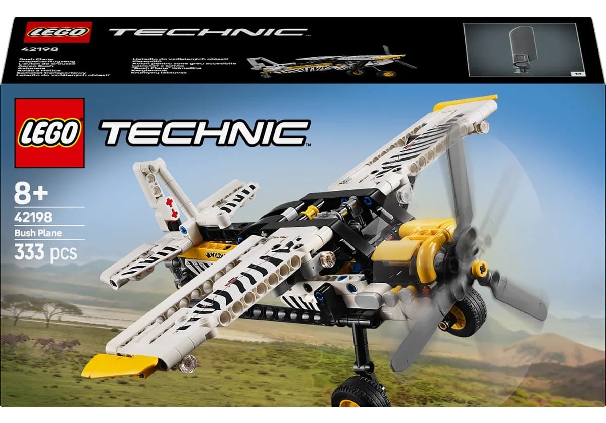 لگو Technic هواپیمای آفرودی مدل 42198 با 333 قطعه لگو Technic هواپیمای آفرودی مدل 42198 با 333 قطعه