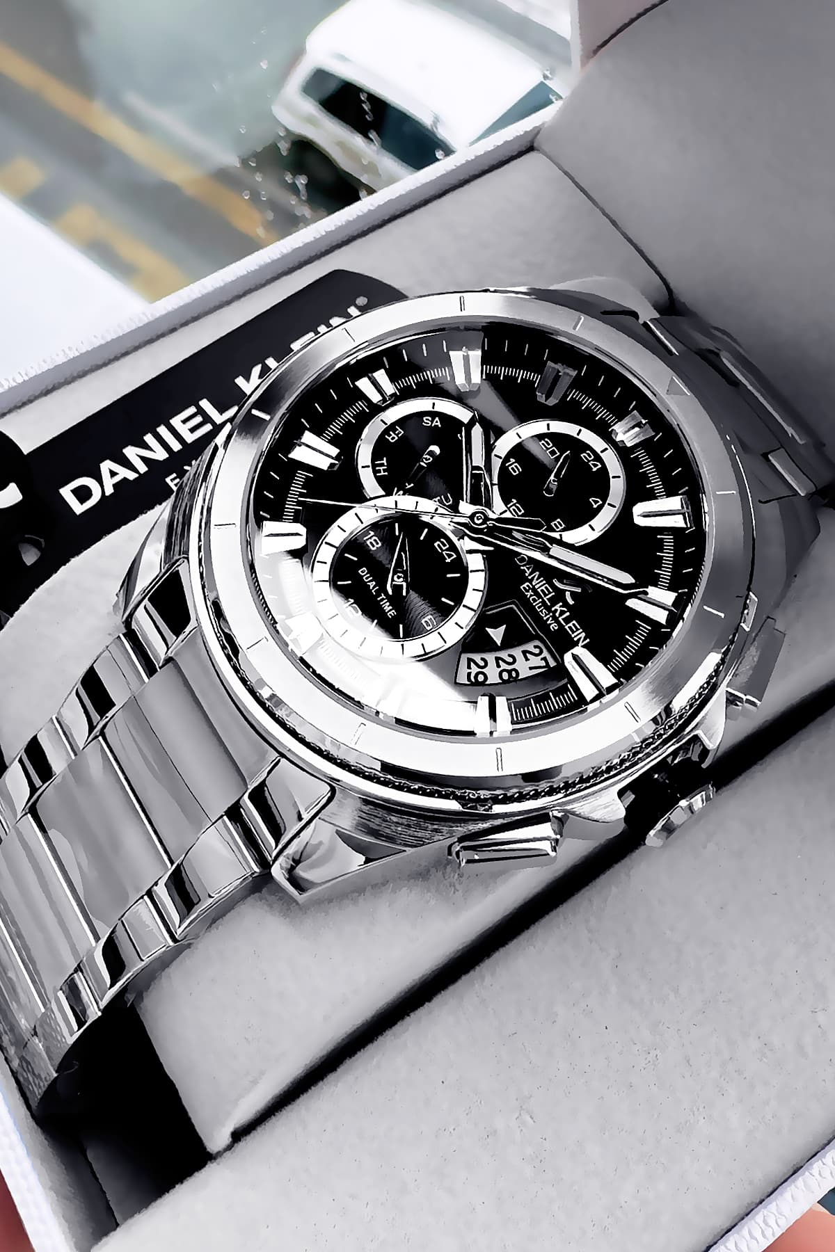 ساعت مچی مردانه Daniel Klein عملکرد کامل بند فولادی نقرهای مدل DKE2049C1 ساعت مچی مردانه Daniel Klein عملکرد کامل بند فولادی نقرهای مدل DKE2049C1