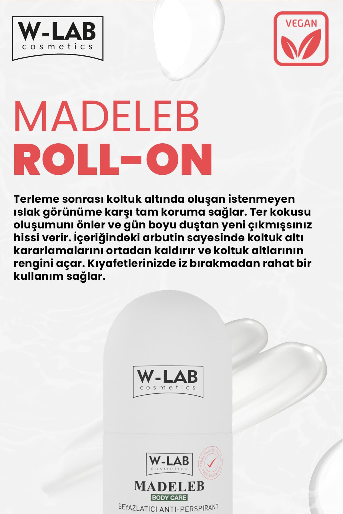 رولآن ضدتعریق W-Lab Cosmetics Madeleb حجم 50 ml رولآن ضدتعریق W-Lab Cosmetics Madeleb حجم 50 ml