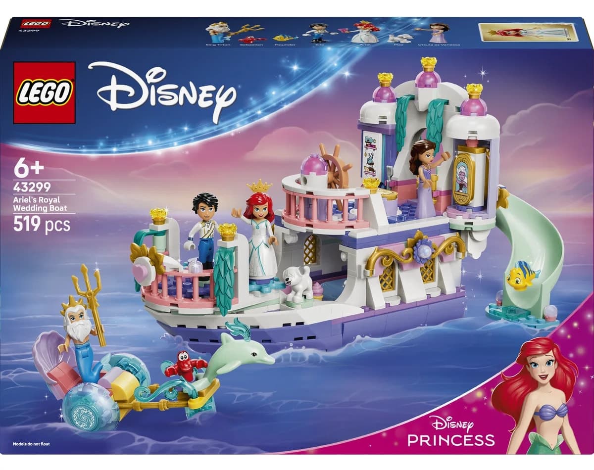 لگو Disney Princess کشتی عروسی سلطنتی Ariel مدل 43299 519P لگو Disney Princess کشتی عروسی سلطنتی Ariel مدل 43299 519P