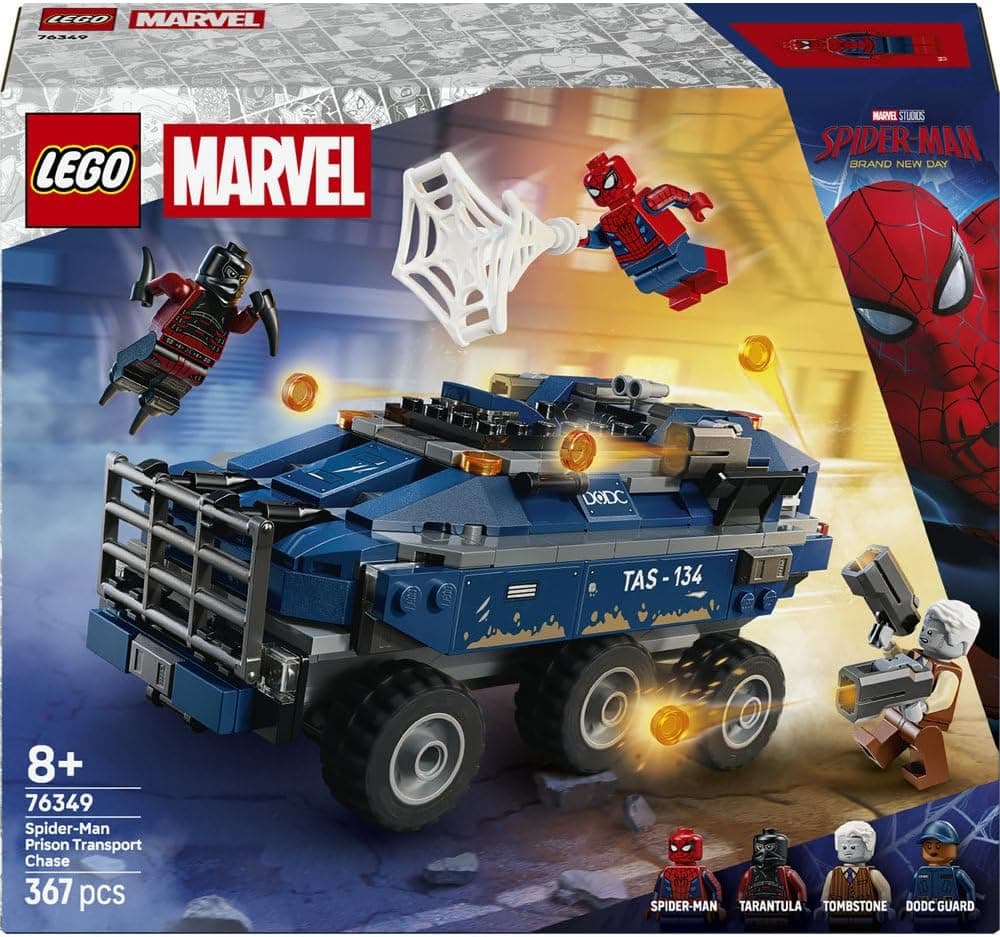 لگو ست مدل 76349 با عنوان لگو Marvel Spider-Man Prison Transport Chase لگو ست مدل 76349 با عنوان لگو Marvel Spider-Man Prison Transport Chase