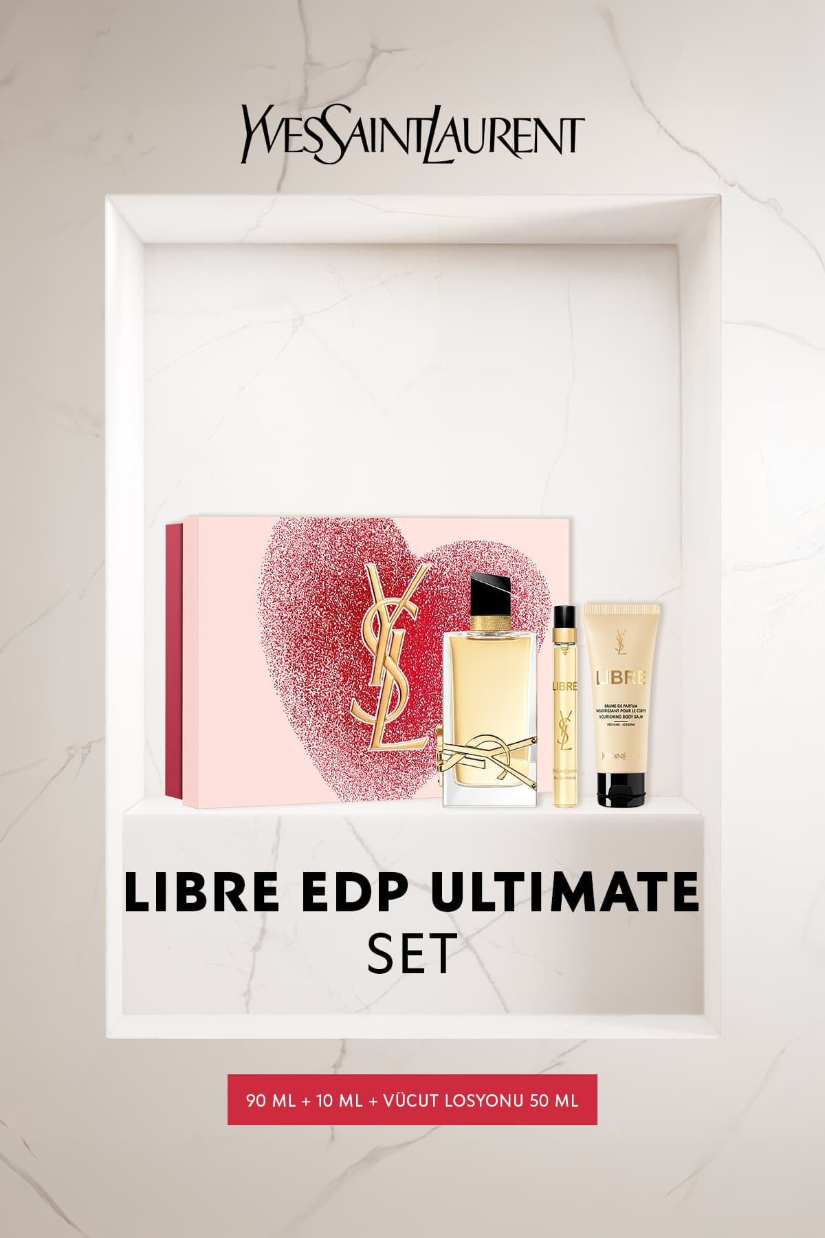 عطر زنانه Yves Saint Laurent Libre Eau De Parfum 90ml + 10ml + 50ml مدل 3614274739756 عطر زنانه Yves Saint Laurent Libre Eau De Parfum 90ml + 10ml + 50ml مدل 3614274739756