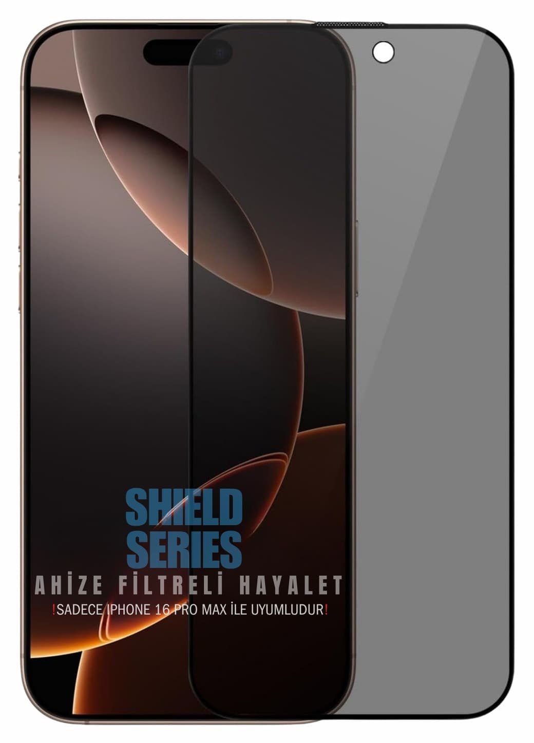 محافظ صفحه نمایش EVAX شیشه تمپرد 6D مدل Shield Hayalet iPhone 16 Pro Max محافظ صفحه نمایش EVAX شیشه تمپرد 6D مدل Shield Hayalet iPhone 16 Pro Max