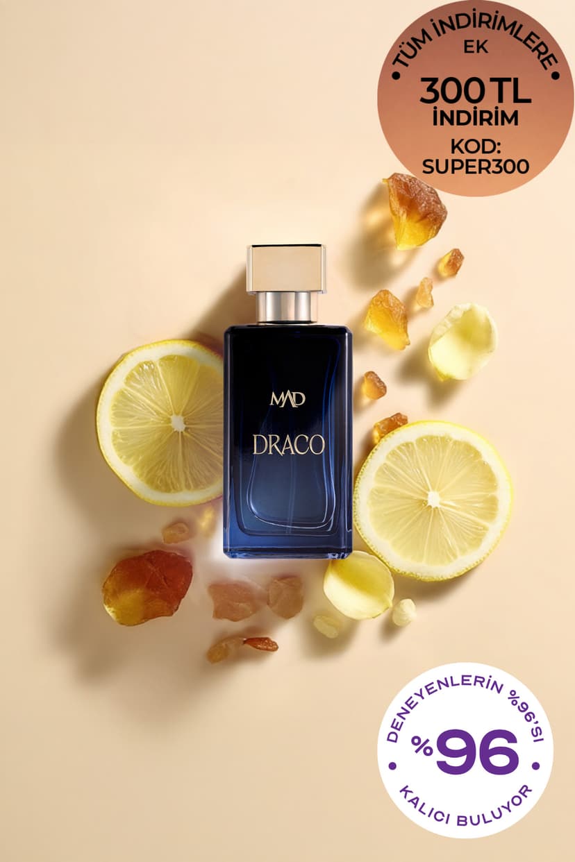 عطر یونیسکس Mad Parfüm Mad Draco 100 ml مرکبات، شرقی، کاریزماتیک عطر یونیسکس Mad Parfüm Mad Draco 100 ml مرکبات، شرقی، کاریزماتیک