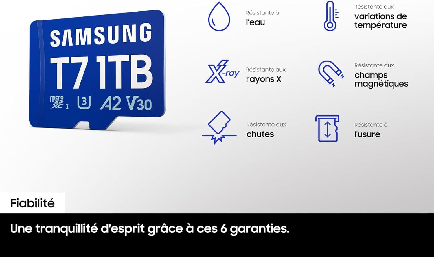 کارت حافظه Micro SD Samsung 128GB مدل T7 کارت حافظه Micro SD Samsung 128GB مدل T7