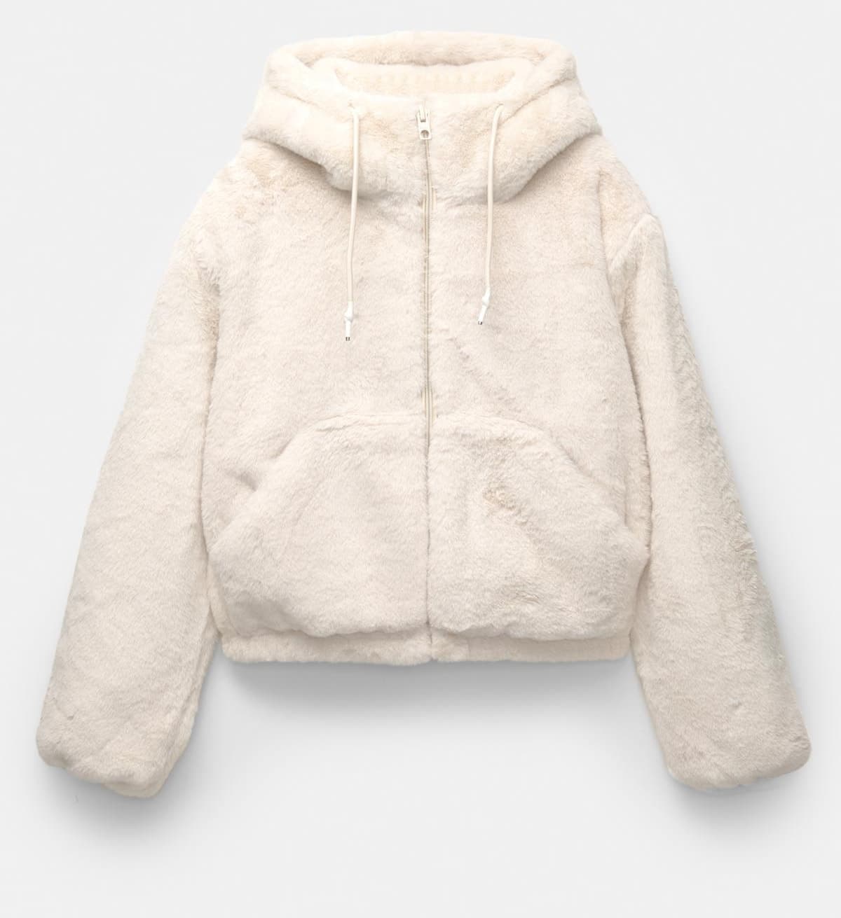 ژاکت زنانه Pull & Bear کاپوتدار خز مصنوعی ژاکت زنانه Pull & Bear کاپوتدار خز مصنوعی