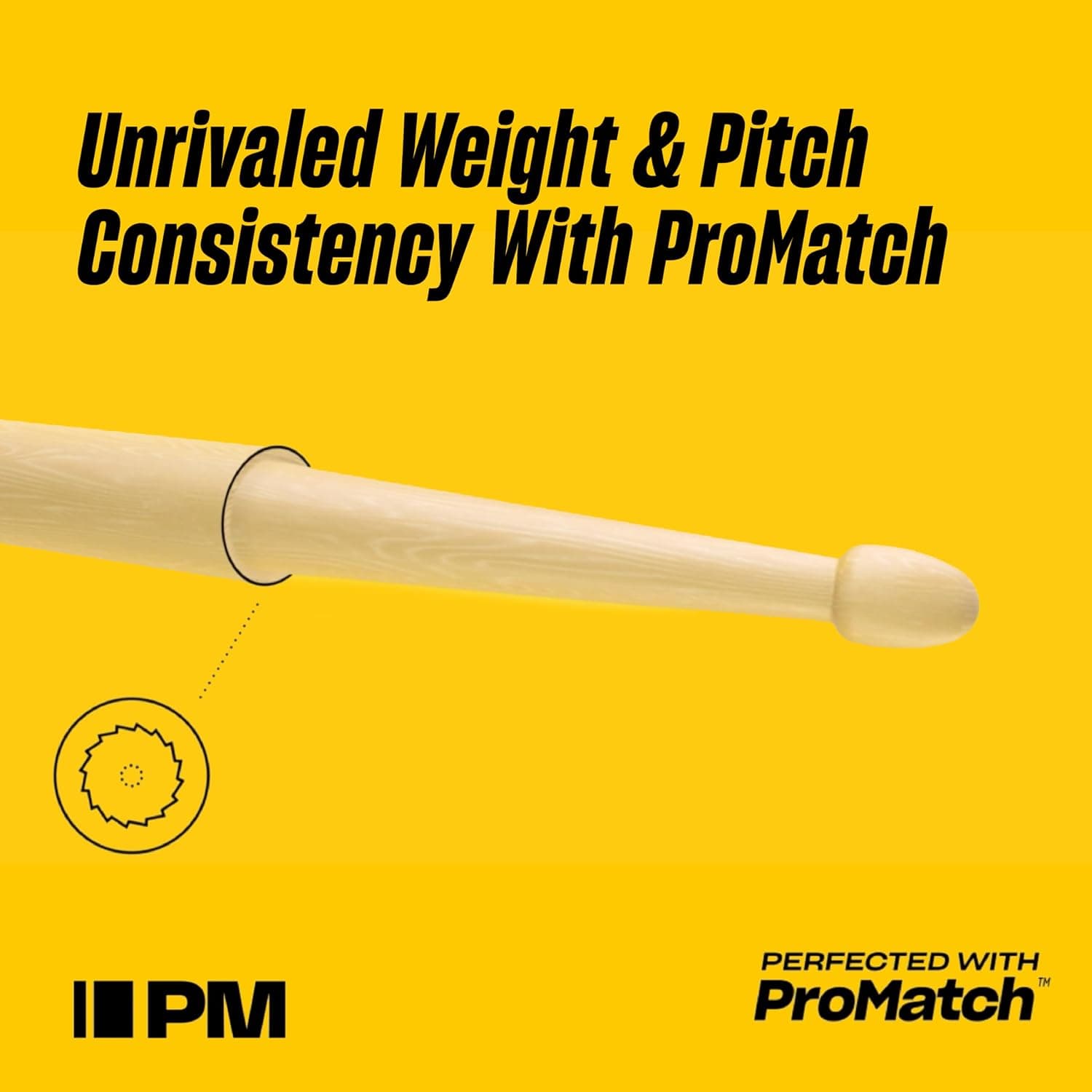 چوب درام Promark مدل Tx5Aw سایز 5A از چوب درخت گردوی آمریکایی چوب درام Promark مدل Tx5Aw سایز 5A از چوب درخت گردوی آمریکایی