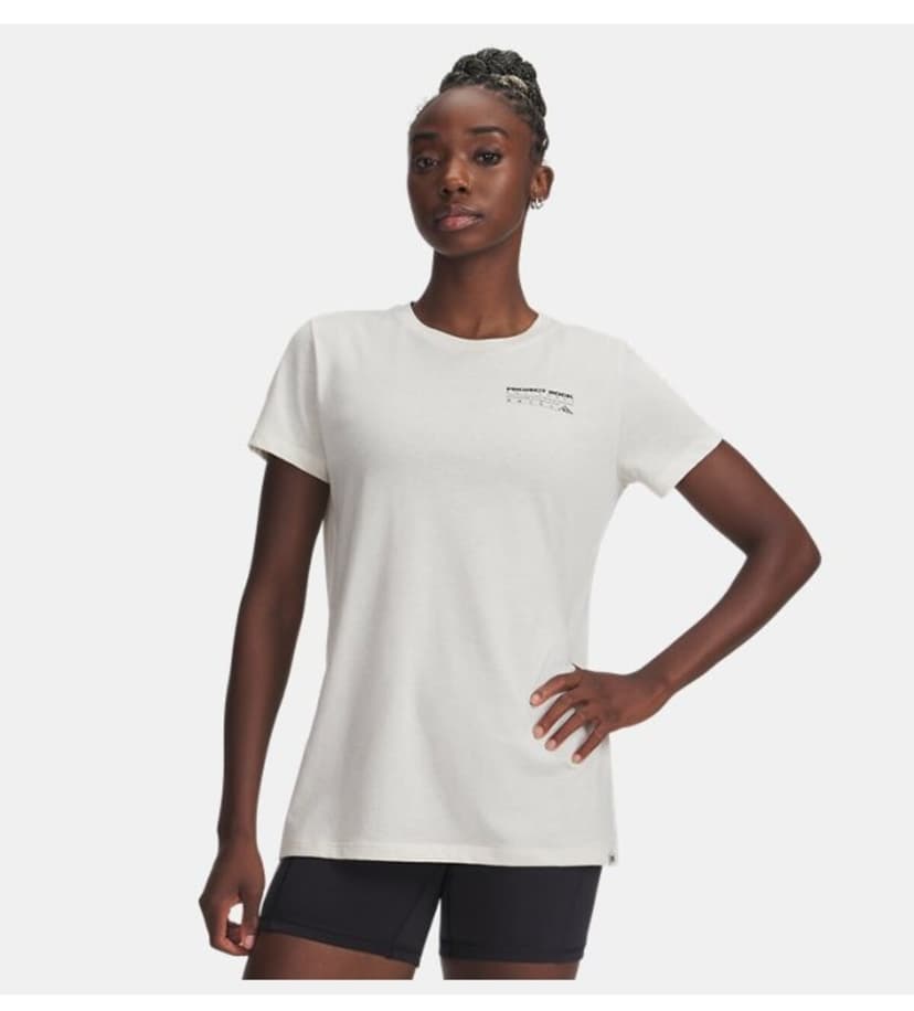 تیشرت زنانه Under Armour آستین کوتاه گرافیکی Project Rock مدل 6005083-279 تیشرت زنانه Under Armour آستین کوتاه گرافیکی Project Rock مدل 6005083-279