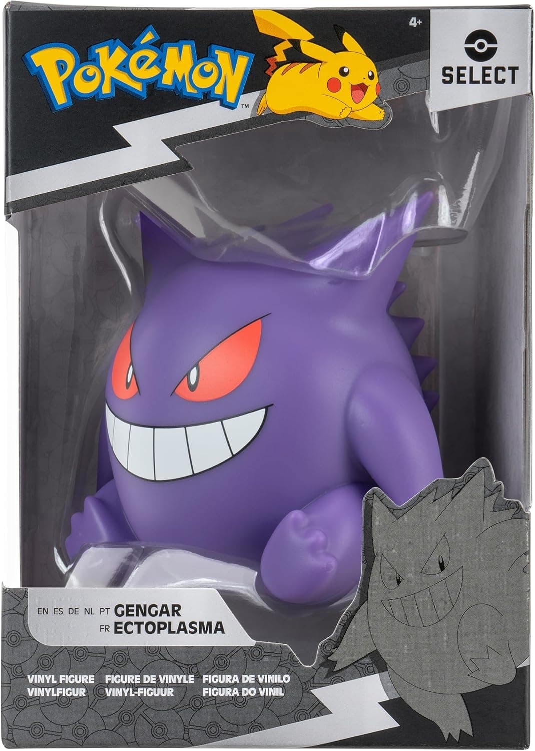 فیگور وینیل Pokémon مدل Gengar Select Vinyl سایز 4-Inch فیگور وینیل Pokémon مدل Gengar Select Vinyl سایز 4-Inch