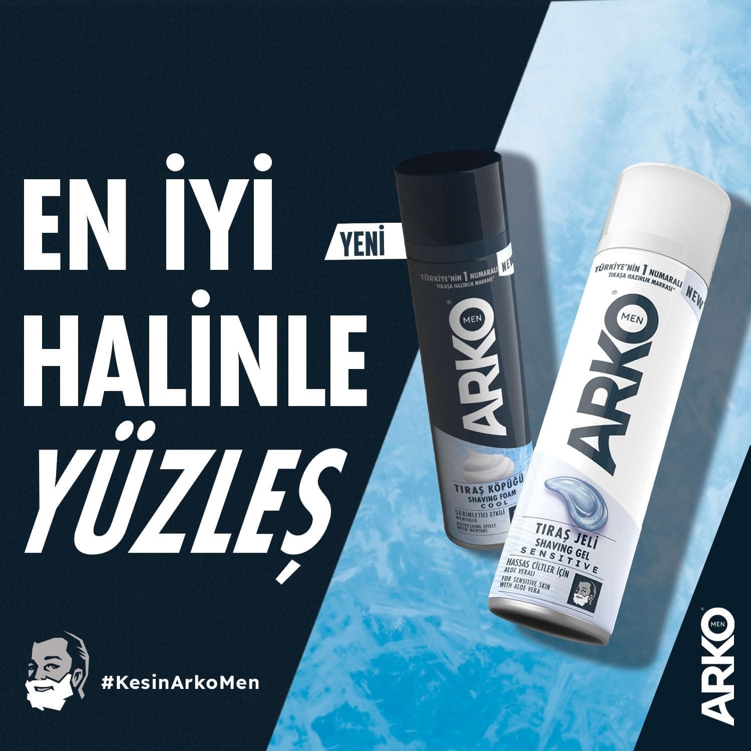 فوم اصلاح مردانه Arko Cool 4x200 ml فوم اصلاح مردانه Arko Cool 4x200 ml