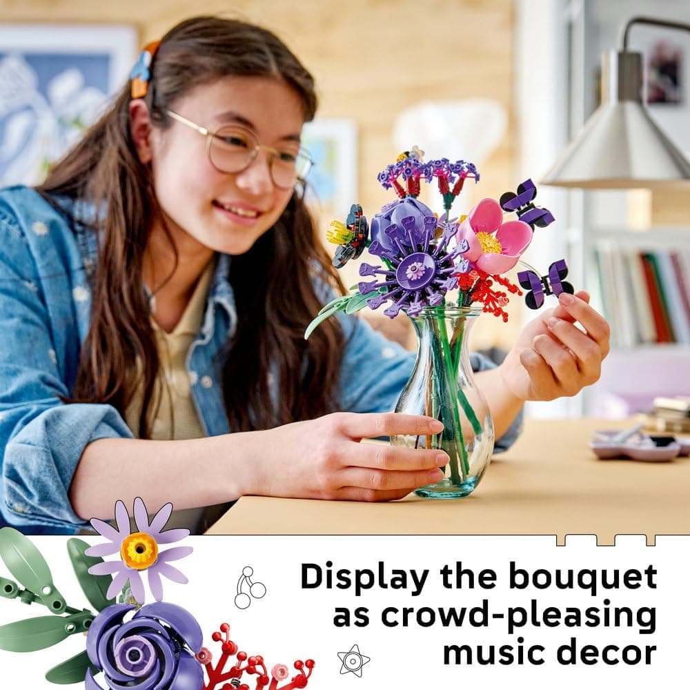 لگو Botanicals Olivia Rodrigo's Flower Bouquet مدل 11507 لگو Botanicals Olivia Rodrigo's Flower Bouquet مدل 11507