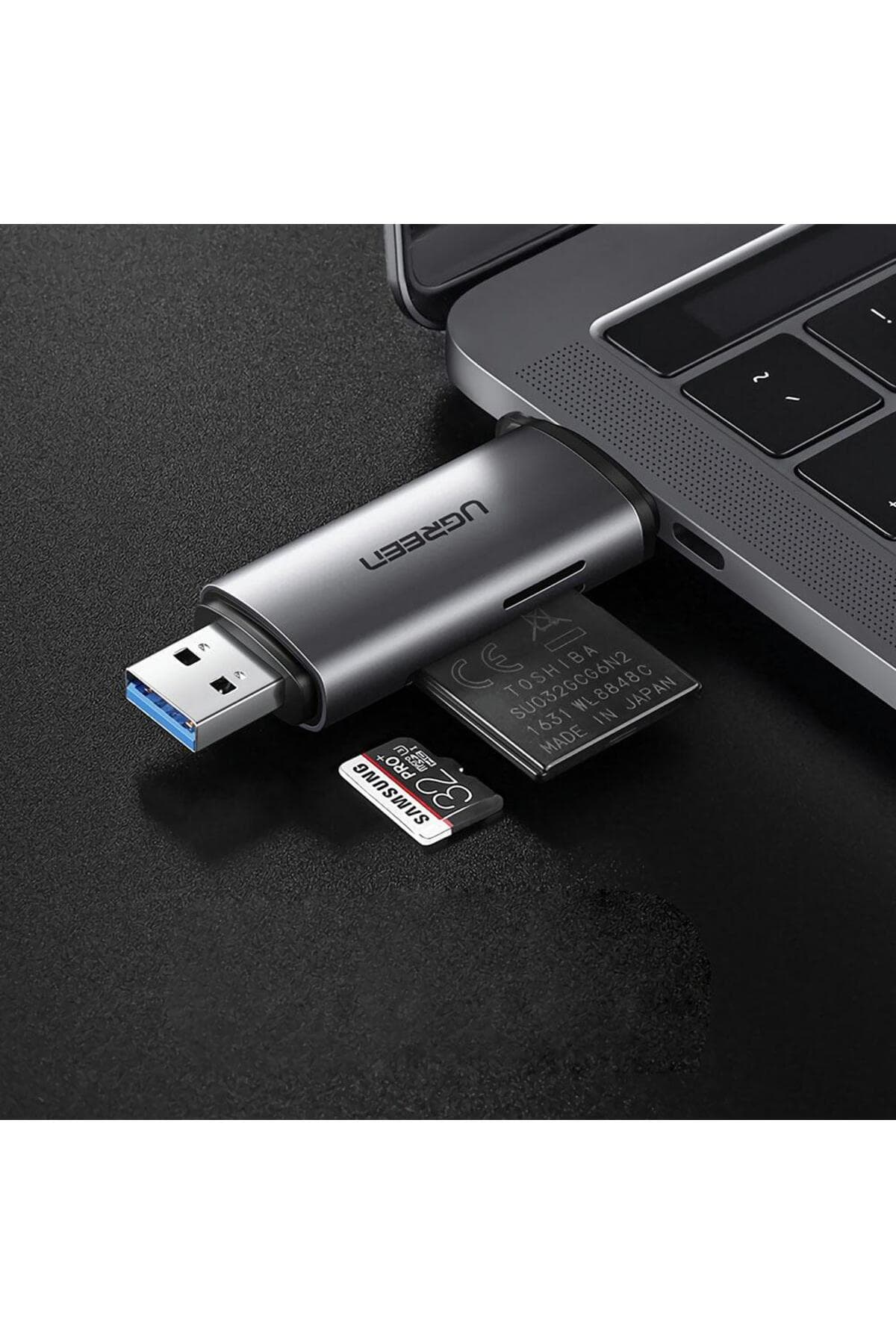 کارتخوان چندکاره Ugreen با Type-c و USB 3.0 کارتخوان چندکاره Ugreen با Type-c و USB 3.0