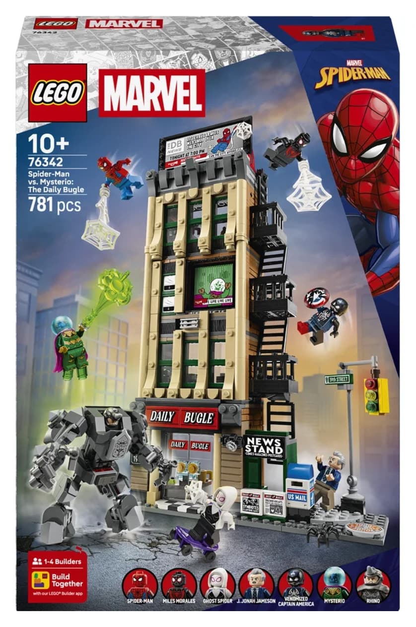 لگو Marvel Spider-Man vs. Mysterio Daily Bugle مدل 76342 لگو Marvel Spider-Man vs. Mysterio Daily Bugle مدل 76342