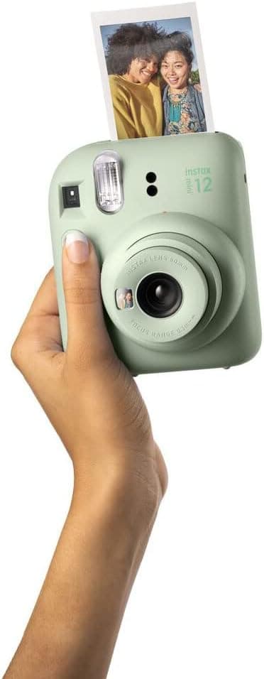 دوربین فوری instax Fujifilm سبز نعنایی با بسته فیلم 40 شاتی مدل Mini 12 دوربین فوری instax Fujifilm سبز نعنایی با بسته فیلم 40 شاتی مدل Mini 12