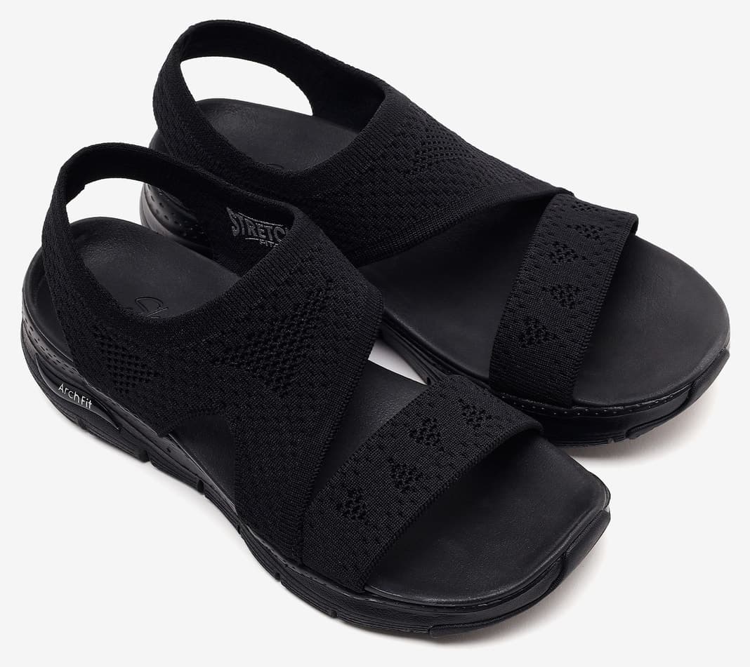 صندل زنانه Skechers ARCH FIT BRIGHTEST DAY مشکی مدل 119458 BBK صندل زنانه Skechers ARCH FIT BRIGHTEST DAY مشکی مدل 119458 BBK