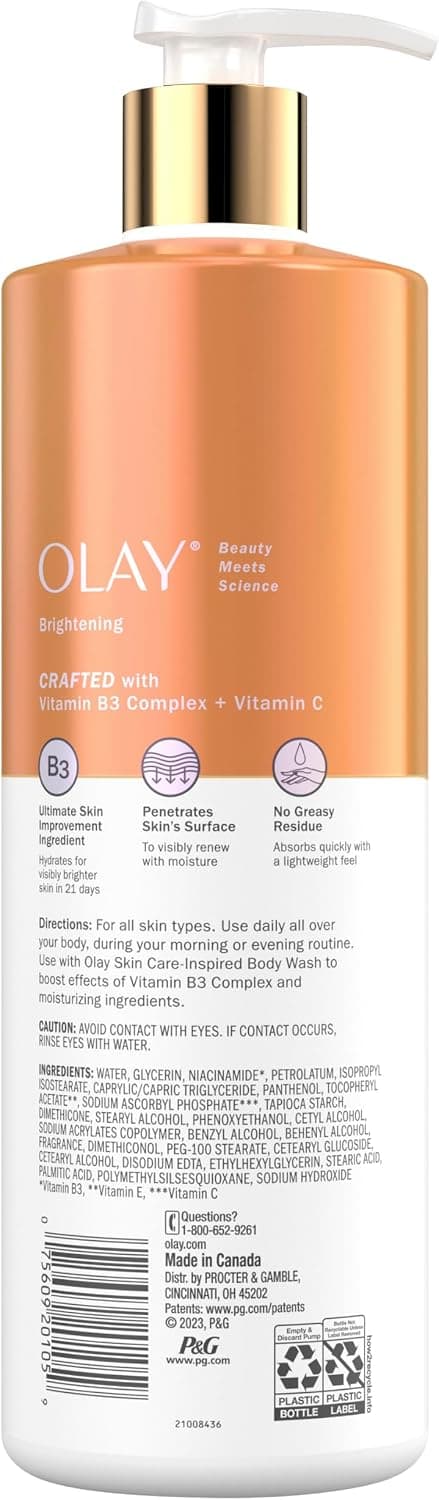 لوسیون بدن زنانه Olay با سرم AHA کاهش تیرگی پوست 17 fl oz لوسیون بدن زنانه Olay با سرم AHA کاهش تیرگی پوست 17 fl oz