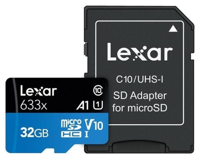 کارت حافظه microSDHC Lexar 32gb مدل Lsdmı32gbb633a 633x C10 A1 V10 U1 کارت حافظه microSDHC Lexar 32gb مدل Lsdmı32gbb633a 633x C10 A1 V10 U1