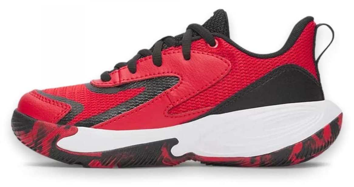کفش ورزشی بچگانه Under Armour بسکتبال قرمز Lockdown 8 مدل 6009404 کفش ورزشی بچگانه Under Armour بسکتبال قرمز Lockdown 8 مدل 6009404