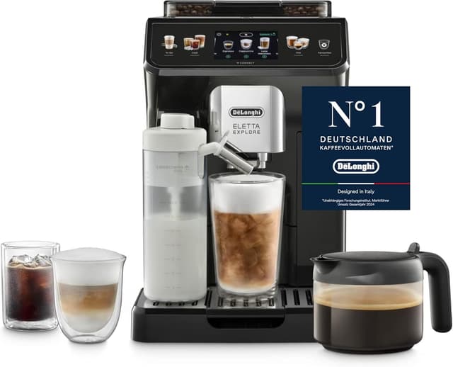 دستگاه اسپرسو و کاپوچینو De'Longhi Eletta Explore تمام اتوماتیک مدل ECAM452.67.G دستگاه اسپرسو و کاپوچینو De'Longhi Eletta Explore تمام اتوماتیک مدل ECAM452.67.G