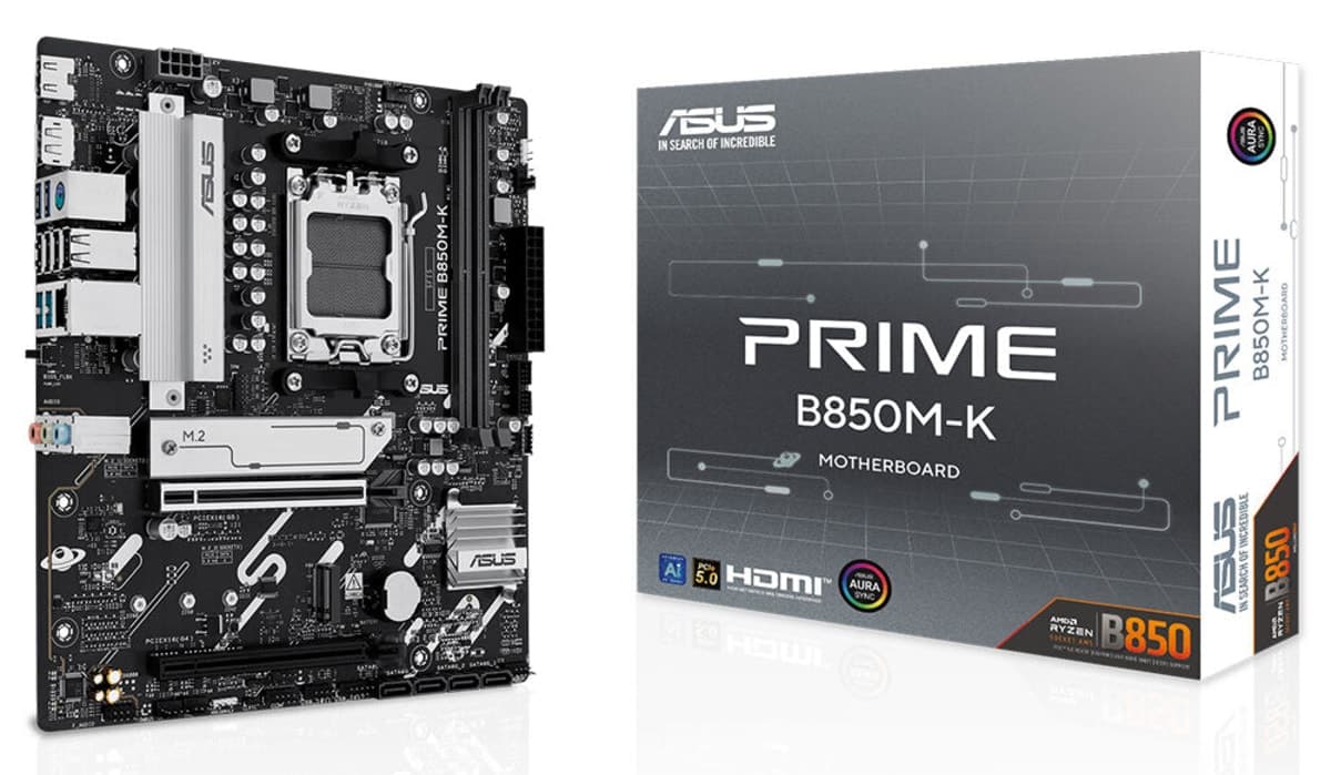 مادربرد ASUS مدل PRIME B850M-K با چیپست AMD B850 و سوکت AM5 مادربرد ASUS مدل PRIME B850M-K با چیپست AMD B850 و سوکت AM5
