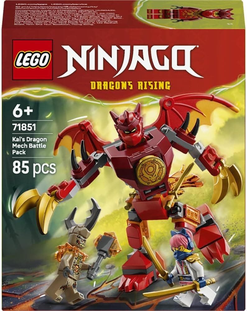 لگو NINJAGO Kai's Dragon Mech Battle Pack مدل 71851 لگو NINJAGO Kai's Dragon Mech Battle Pack مدل 71851