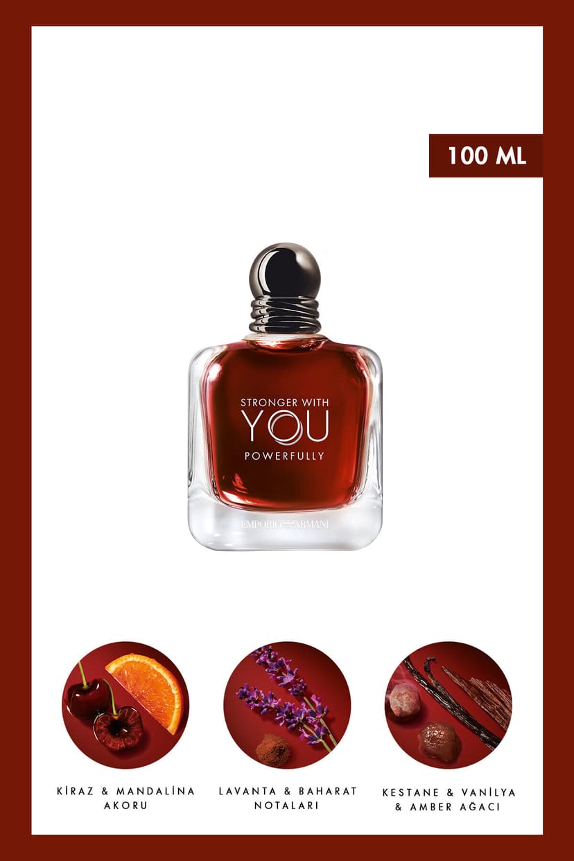 ادوپرفیوم مردانه Emporio Armani Stronger With You Powerfully 100 ml ادوپرفیوم مردانه Emporio Armani Stronger With You Powerfully 100 ml